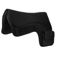 Tappeto western Westride con tasche Nero