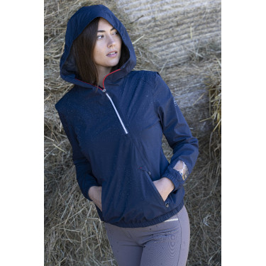 Giacca antipioggia Equithème Eliza Blu navy
