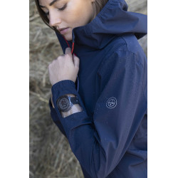Giacca antipioggia Equithème Eliza Blu navy