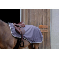 Coprireni Equithème Tyrex 1200D riciclato foderato in pile Talpa Marrone