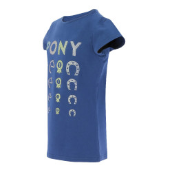 T-shirt Equithème Lise Blu navy