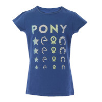 T-shirt Equithème Lise Blu navy