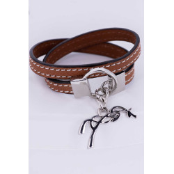 Bracciale Pénélope Signature Cognac Marrone