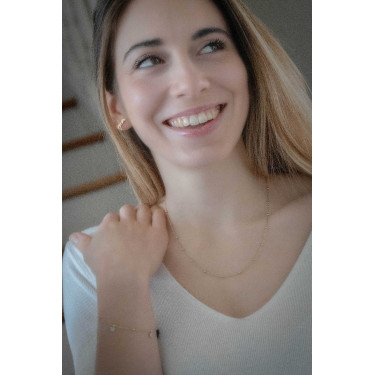 Collana Pénélope Eugénie Dorato Oro Collana Pénélope Eugénie Dorato Oro