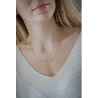 Collana Pénélope Eugénie Dorato Oro Collana Pénélope Eugénie Dorato Oro