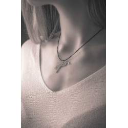 Collana Pénélope equestre Argento