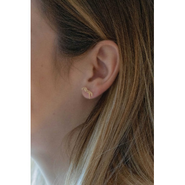 Orecchini Pénélope Milly Dorato Oro