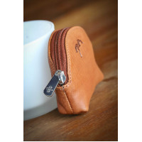 Portamonete Pénélope Cognac Marrone