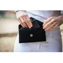 Tasca per telefono Pénélope Mesh Nero