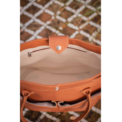 Borsa Pénélope Maisons Laffitte Cognac Marrone