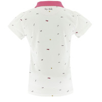 Polo Equi-Kids Love Bianco