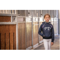 Felpa Eden by PL con doppia zip Blu navy