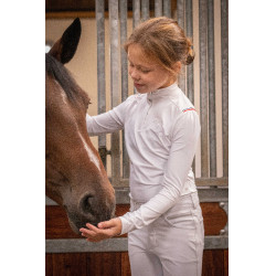 Polo da concorso Eden by PL Bruges Bianco / nastro blu bianco rosso