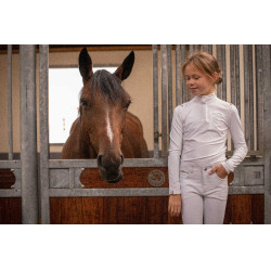 Polo da concorso Eden by PL Bruges Bianco / nastro blu bianco rosso