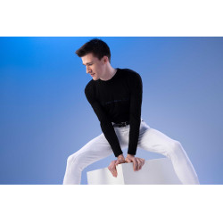 Maglietta Pro Series Canter a maniche lunghe Nero Maglietta Pro Series Canter a maniche lunghe Nero