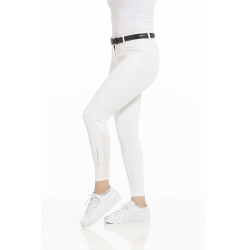 Pantaloni Equithème Claudine con fondello in silicone Bianco