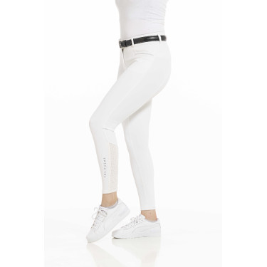Pantaloni Equithème Claudine con fondello in silicone Bianco