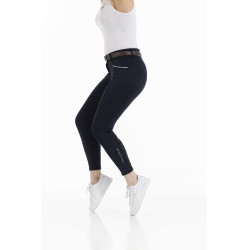 Pantaloni Equithème Claudine con fondello in silicone Blu navy