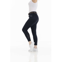 Pantaloni Equithème Claudine con fondello in silicone Blu navy