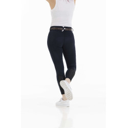 Pantaloni Equithème Claudine con fondello in silicone Blu navy