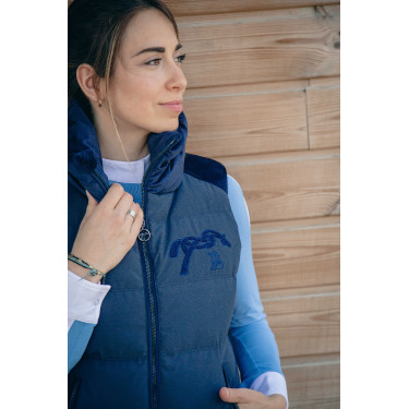 Gilet senza maniche Pénélope Sonia Blu navy