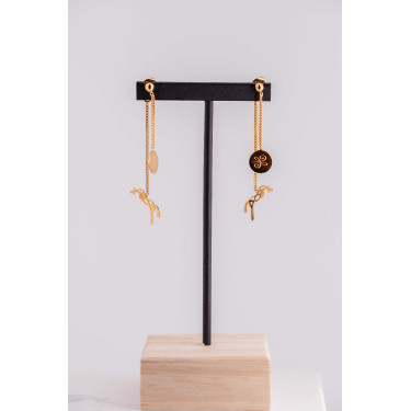 Orecchini Pénélope Yuna Dorata Oro