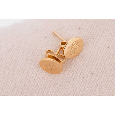 Orecchini a perno Pénélope Lou Arabesque Dorata Oro