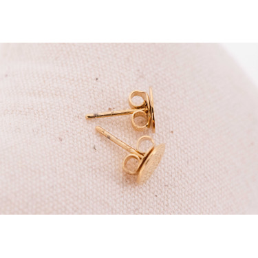 Orecchini a perno Pénélope Lou Arabesque Dorata Oro