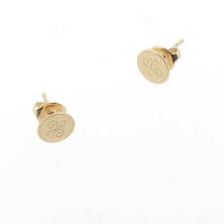 Orecchini a perno Pénélope Lou Arabesque Dorata Oro