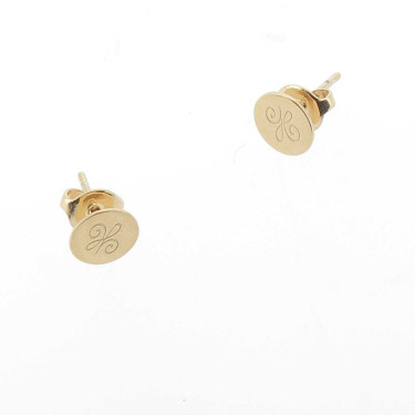 Orecchini a perno Pénélope Lou Arabesque Dorata Oro