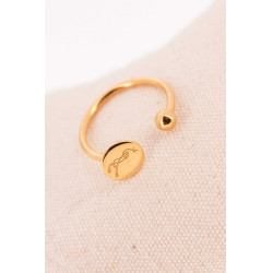 Anello Pénélope Lisa Dorata Oro Anello Pénélope Lisa Dorata Oro