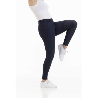Pantaloni Equithème Yolande riciclati Blu navy