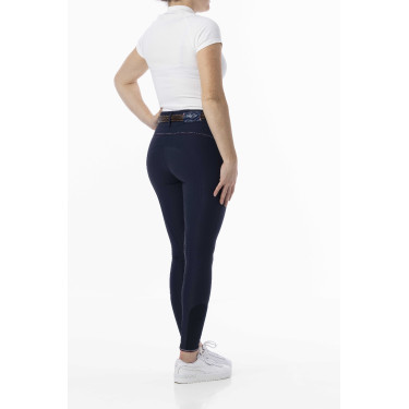 Pantaloni Equithème Yolande riciclati Blu navy