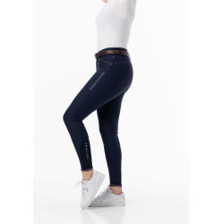 Pantaloni Equithème Yolande riciclati Blu navy