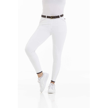 Pantaloni Equithème Yolande riciclati Bianco