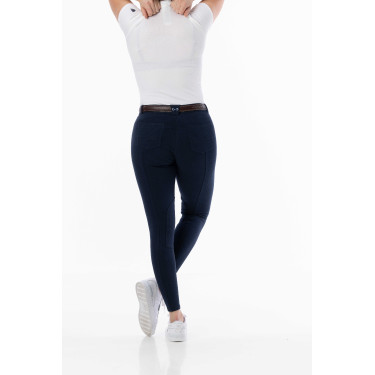 Pantaloni Riding World Memphis donna Blu navy