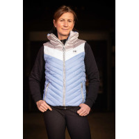 Piumino Pénélope Camelia Blu artico