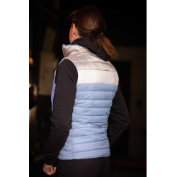 Piumino Pénélope Camelia Blu artico