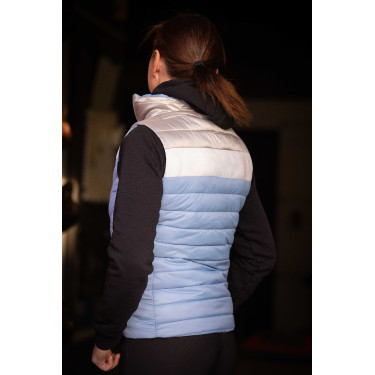 Piumino Pénélope Camelia Blu artico