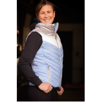 Piumino Pénélope Camelia Blu artico