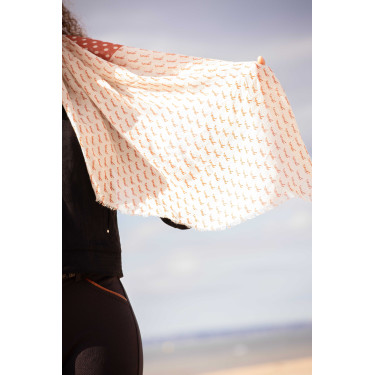 Stola Alix Pénélope Ecru / ruggine Bianco