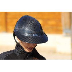 Visiera per casco NACA XL Nero carbone lucido
