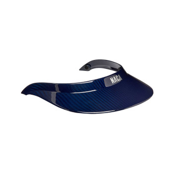 Visiera per casco NACA XL Blu carbone brillante