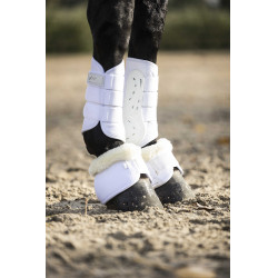 Stinchiere chiuse Lami-Cell V22 Brushing boots Bianco