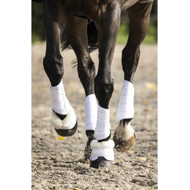 Stinchiere chiuse Lami-Cell V22 Brushing boots Bianco