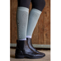 Calzini Equithème Compet Ti amo Verde salvia / grigio Calzini Equithème Compet Ti amo Verde salvia / grigio