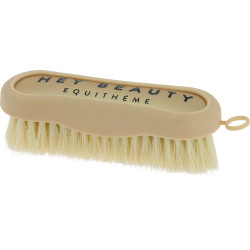 Spazzola per testa Equithème Je t'aime Mandorla Marrone