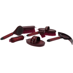 Spazzola per testa Equithème Je t'aime Bordeaux