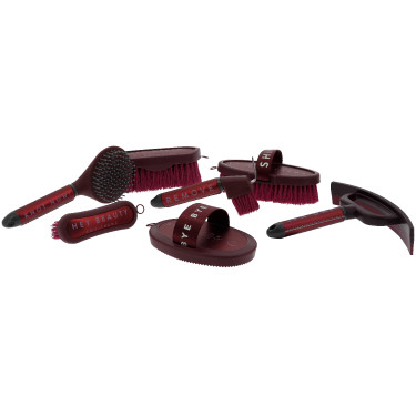 Spazzola per testa Equithème Je t'aime Bordeaux