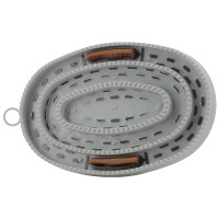 Striglia Equithème Ti amo Mandorla Marrone Striglia Equithème Ti amo Mandorla Marrone